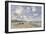 The Beach at Tourgeville, 1893-Eug?ne Boudin-Framed Giclee Print