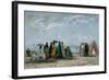 The Beach at Trouville, 1869-Eugene Louis Boudin-Framed Giclee Print