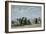 The Beach at Trouville, 1869-Eugene Louis Boudin-Framed Giclee Print