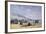 The Beach at Trouville at Bathing Time; La Plage De Trouville a L'Heure Du Bain, 1868-Eug?ne Boudin-Framed Giclee Print