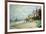 The Beach at Trouville; La Plage a Trouville, 1870-Claude Monet-Framed Giclee Print