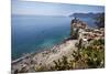 The Beach at Vernazza from the Cinque Terre Coastal Path-Mark Sunderland-Mounted Photographic Print