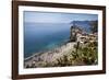 The Beach at Vernazza from the Cinque Terre Coastal Path-Mark Sunderland-Framed Photographic Print