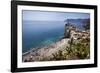 The Beach at Vernazza from the Cinque Terre Coastal Path-Mark Sunderland-Framed Photographic Print