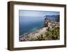 The Beach at Vernazza from the Cinque Terre Coastal Path-Mark Sunderland-Framed Photographic Print