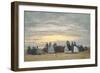 The Beach at Villerville, 1864-Eugene Louis Boudin-Framed Giclee Print