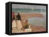 The Beach at Walberswick-Philip Wilson Steer-Framed Stretched Canvas