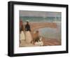 The Beach at Walberswick-Philip Wilson Steer-Framed Giclee Print