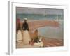 The Beach at Walberswick-Philip Wilson Steer-Framed Giclee Print