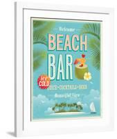 The Beach Bar is Open-null-Framed Art Print