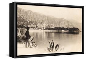 The Beach, Beaulieu Sur Mer, 1905-null-Framed Stretched Canvas