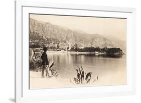 The Beach, Beaulieu Sur Mer, 1905-null-Framed Giclee Print