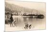 The Beach, Beaulieu Sur Mer, 1905-null-Mounted Giclee Print