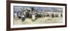 The Beach, Berck-Sur-Mer, c.1900-Patty Townsend Johnson-Framed Giclee Print