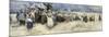 The Beach, Berck-Sur-Mer, c.1900-Patty Townsend Johnson-Mounted Premium Giclee Print