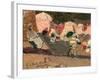 The Beach, Biarritz, 1906-Joaquin Sorolla y Bastida-Framed Giclee Print