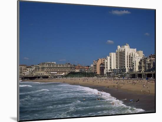 The Beach, Biarritz, Aquitaine, France-Nelly Boyd-Mounted Photographic Print