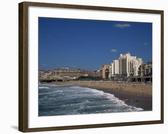 The Beach, Biarritz, Aquitaine, France-Nelly Boyd-Framed Photographic Print