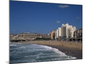 The Beach, Biarritz, Aquitaine, France-Nelly Boyd-Mounted Photographic Print