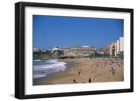 The Beach, Biarritz, Aquitaine, France-Nelly Boyd-Framed Photographic Print