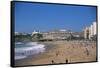 The Beach, Biarritz, Aquitaine, France-Nelly Boyd-Framed Stretched Canvas