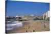 The Beach, Biarritz, Aquitaine, France-Nelly Boyd-Stretched Canvas