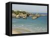The Beach, Biarritz, Basque Country, Pyrenees-Atlantiques, Aquitaine, France-R H Productions-Framed Stretched Canvas