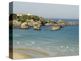 The Beach, Biarritz, Basque Country, Pyrenees-Atlantiques, Aquitaine, France-R H Productions-Stretched Canvas