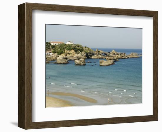 The Beach, Biarritz, Basque Country, Pyrenees-Atlantiques, Aquitaine, France-R H Productions-Framed Photographic Print