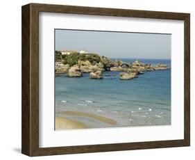 The Beach, Biarritz, Basque Country, Pyrenees-Atlantiques, Aquitaine, France-R H Productions-Framed Photographic Print