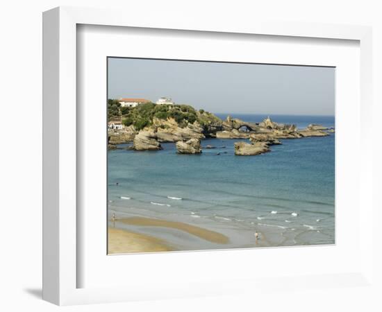 The Beach, Biarritz, Basque Country, Pyrenees-Atlantiques, Aquitaine, France-R H Productions-Framed Photographic Print