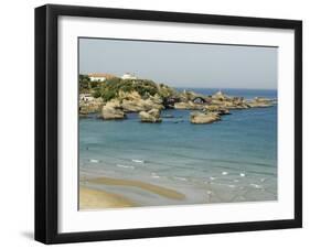 The Beach, Biarritz, Basque Country, Pyrenees-Atlantiques, Aquitaine, France-R H Productions-Framed Photographic Print