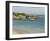 The Beach, Biarritz, Basque Country, Pyrenees-Atlantiques, Aquitaine, France-R H Productions-Framed Photographic Print