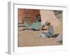 The Beach, Biarritz-Joaquin Sorolla y Bastida-Framed Giclee Print