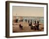 The Beach, Blankenberghe in Belgium, C.1890-C.1900-null-Framed Giclee Print