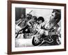 The Beach Boys (Dennis Wilson, Dave Marks, Carl Wilson, Brian Wilson and Mike Love) July 11, 1966-null-Framed Photo