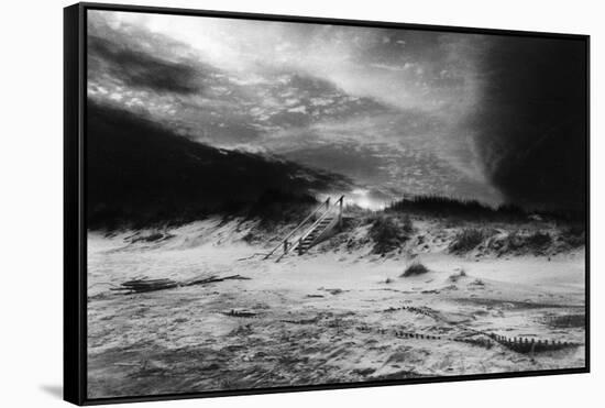 The Beach, Bridgehampton, Long Island, USA-Simon Marsden-Framed Stretched Canvas