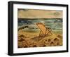 The Beach Chair by the Sea-Markus Bleichner-Framed Art Print