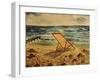 The Beach Chair by the Sea-Markus Bleichner-Framed Art Print