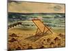The Beach Chair by the Sea-Markus Bleichner-Mounted Art Print