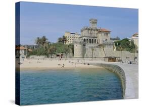 The Beach, Estoril,Costa De Lisboa, Portugal, Europe-G Richardson-Stretched Canvas