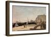 The Beach, Etretat, 1872-Jean-Baptiste-Camille Corot-Framed Giclee Print