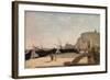 The Beach, Etretat, 1872-Jean-Baptiste-Camille Corot-Framed Giclee Print