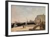 The Beach, Etretat, 1872-Jean-Baptiste-Camille Corot-Framed Giclee Print