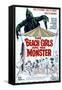 The Beach Girls And the Monster, 1965-null-Framed Stretched Canvas