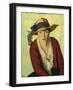 The Beach Hat, 1914 (Oil on Canvas)-Robert Cozad Henri-Framed Giclee Print