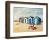 The Beach Hut 2016, (Oil on Canvas)-Chris Ross Williamson-Framed Giclee Print