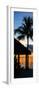 The Beach Hut and Palm Tree at Sunset - Florida - USA-Philippe Hugonnard-Framed Premium Photographic Print