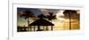 The Beach Hut at Sunset - Florida - USA-Philippe Hugonnard-Framed Photographic Print