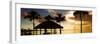 The Beach Hut at Sunset - Florida - USA-Philippe Hugonnard-Framed Photographic Print